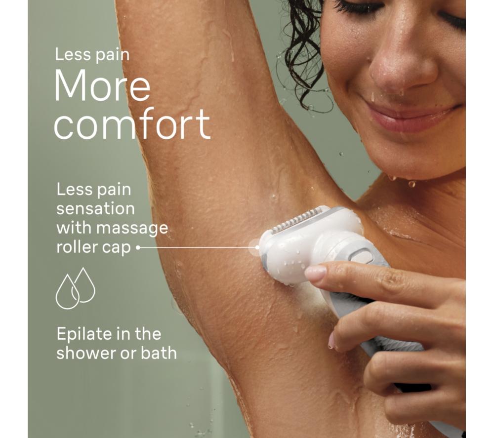 BRAUN Silk-&eacute;pil 9 SE9-241 Wet & Dry Epilator - White image number 5 of 8