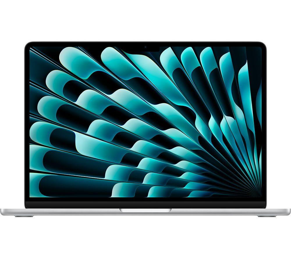 APPLE MacBook Air 13.6" (2024) - M3, 256 GB SSD, Silver, Silver/Grey