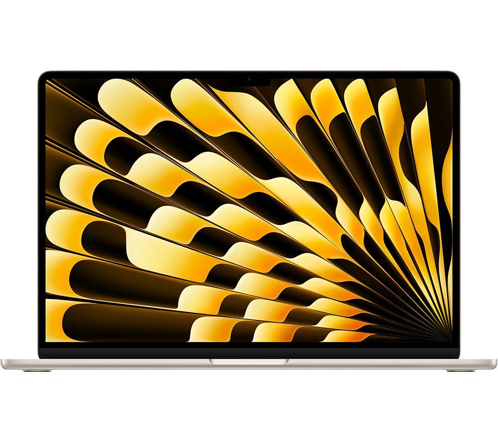 APPLE MacBook Air 15.3" (2024) - M3, 512 GB SSD, Starlight, White,Yellow