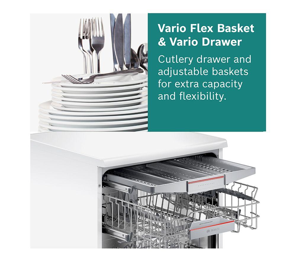 BOSCH Series 4 SPS4HMI49G Slimline WiFi-enabled Dishwasher - Silver image number 11 of 13