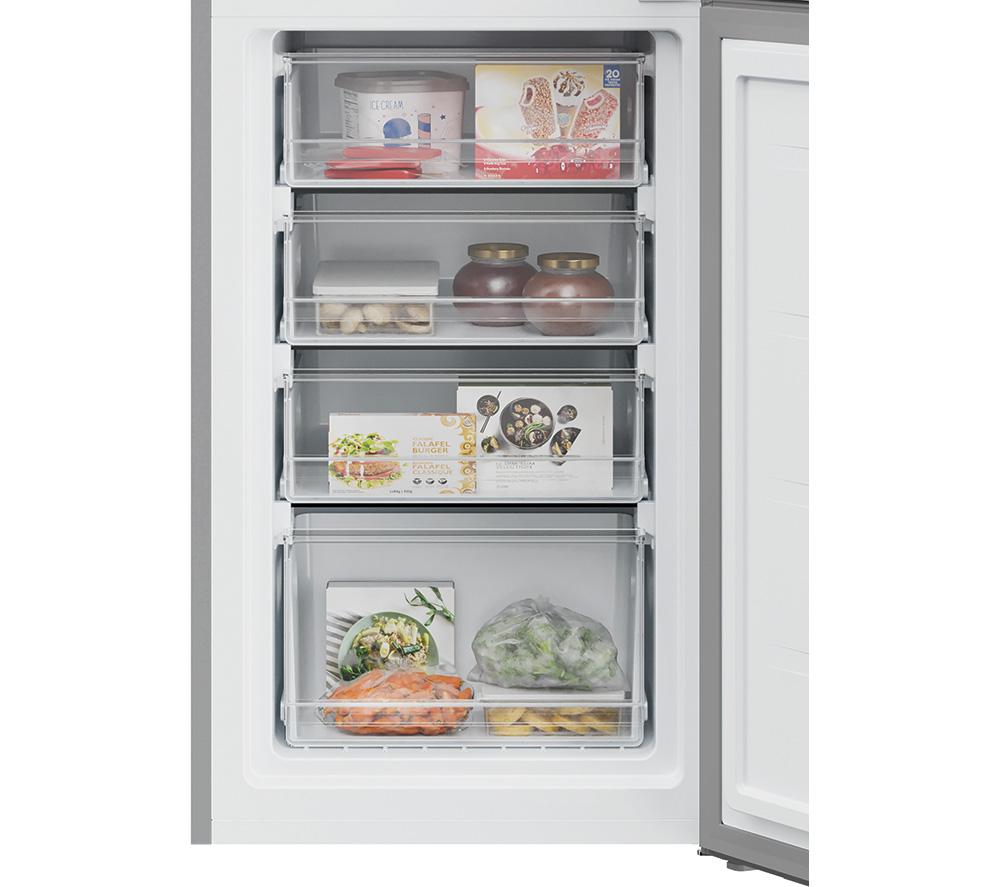 HOOVER HOCT3L517ESK-1 50/50 Fridge Freezer - Silver image number 7 of 8