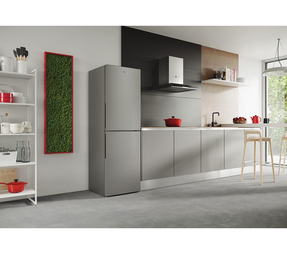 HOOVER HOCT3L517ESK-1 50/50 Fridge Freezer - Silver image number 8 of 8