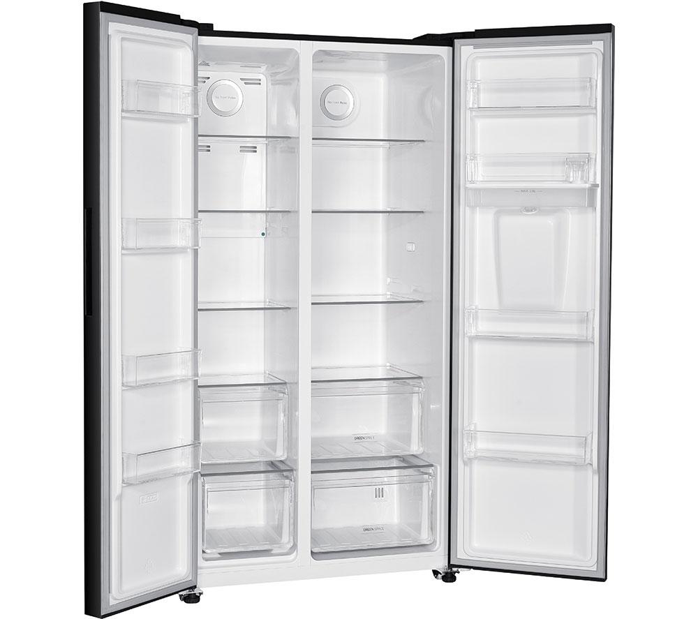 HOOVER HHSBSO6174BWDK-1 American-Style Fridge Freezer - Black image number 4 of 13