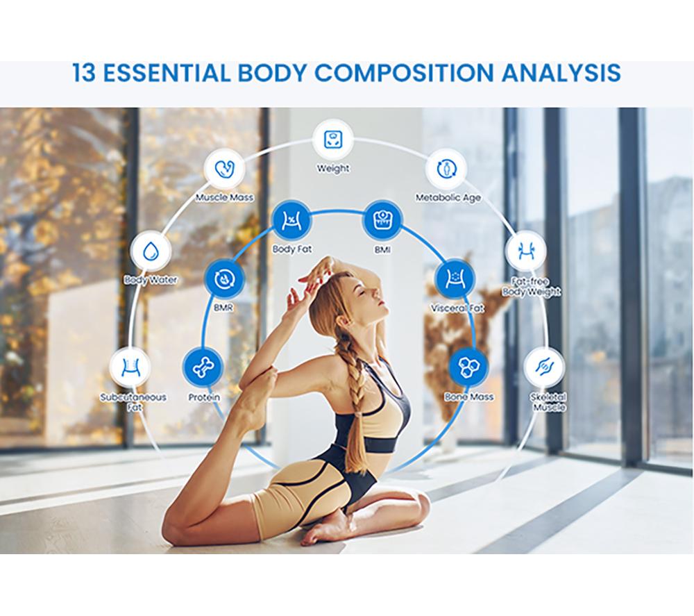 RENPHO Elis Solar 2 Smart Body Scale - Black image number 6 of 12