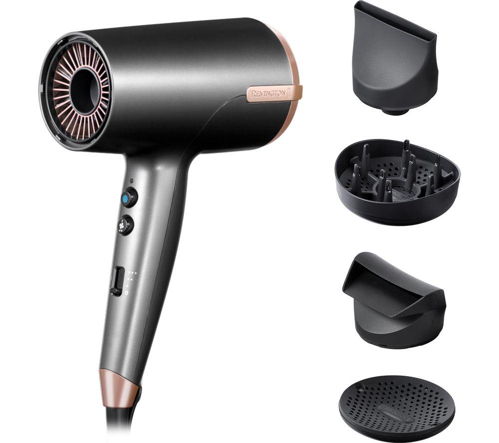 REMINGTON D6077 ONE Dry & Style Hairdryer - Dark Grey & Copper, Silver/Grey