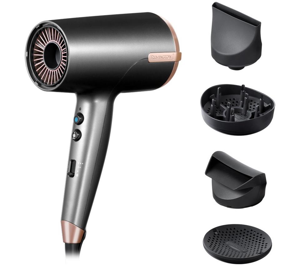 REMINGTON ONE D6077 Dry & Style Hairdryer - Dark Grey & Copper