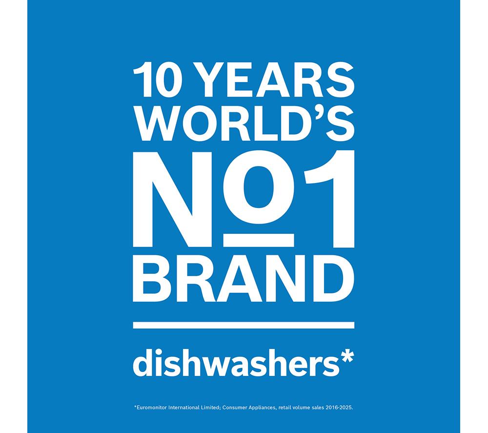 BOSCH Series 2 SPV2HKX42G Slimline Fully Integrated WiFi-enabled Dishwasher image number 6 of 17