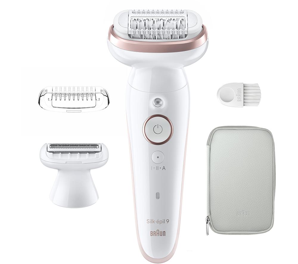 BRAUN Silk-épil 9 SE9-030 Wet & Dry Epilator - Flamingo