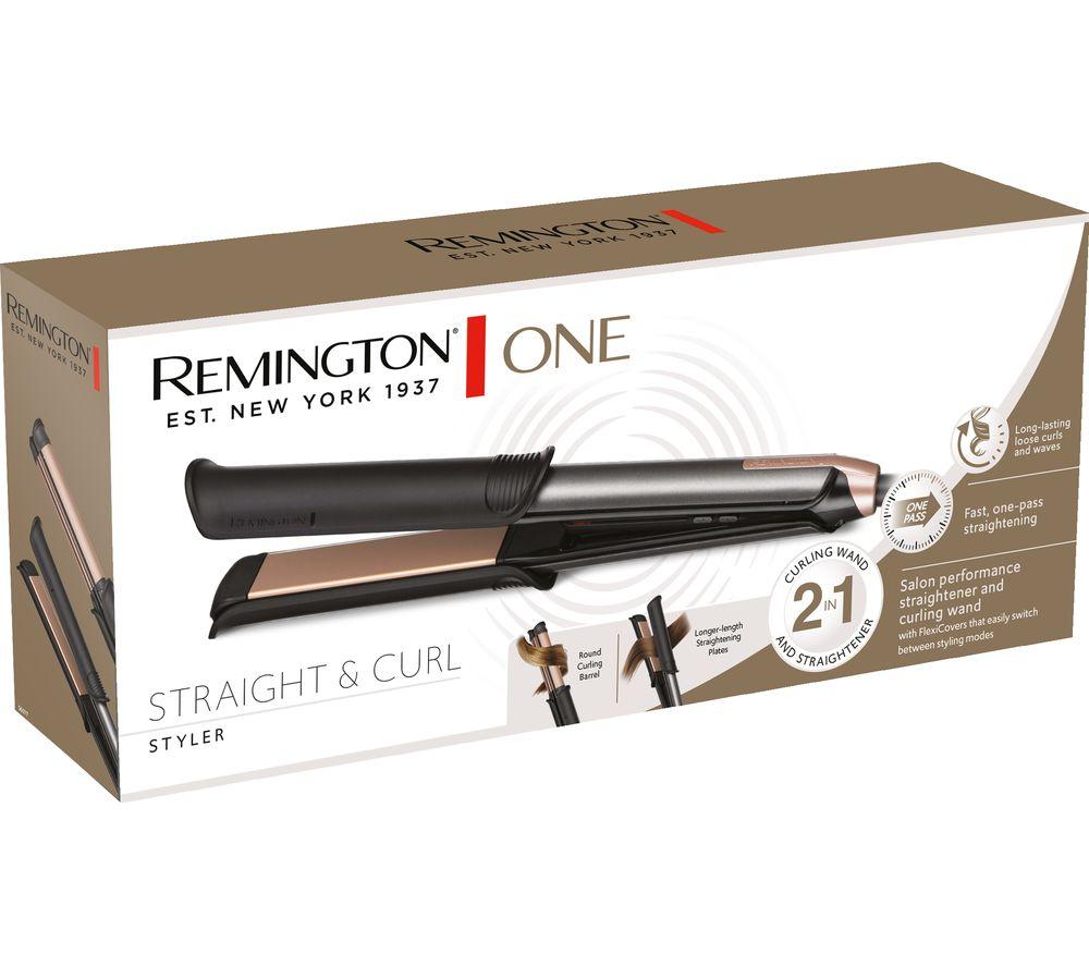 REMINGTON One Straight & Curl Hair Styler - Dark Grey & Copper image number 7 of 9