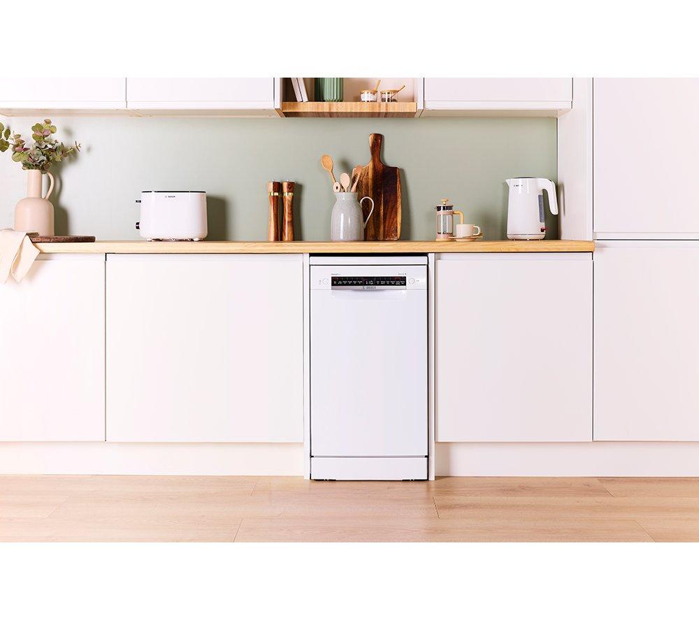 BOSCH Series 4 SPS4HMW49G Slimline WiFi-enabled Dishwasher - White image number 2 of 14