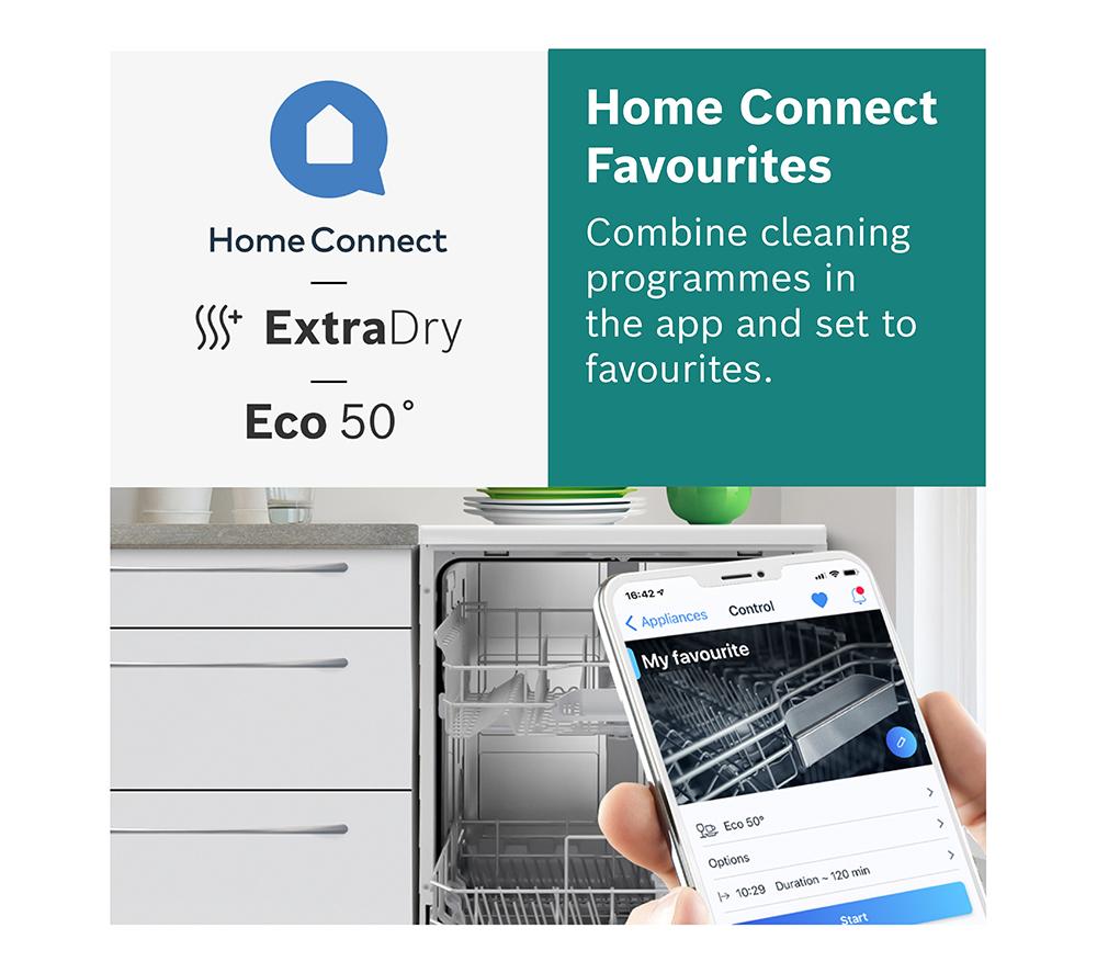 BOSCH Series 4 SPS4HMW49G Slimline WiFi-enabled Dishwasher - White image number 11 of 14