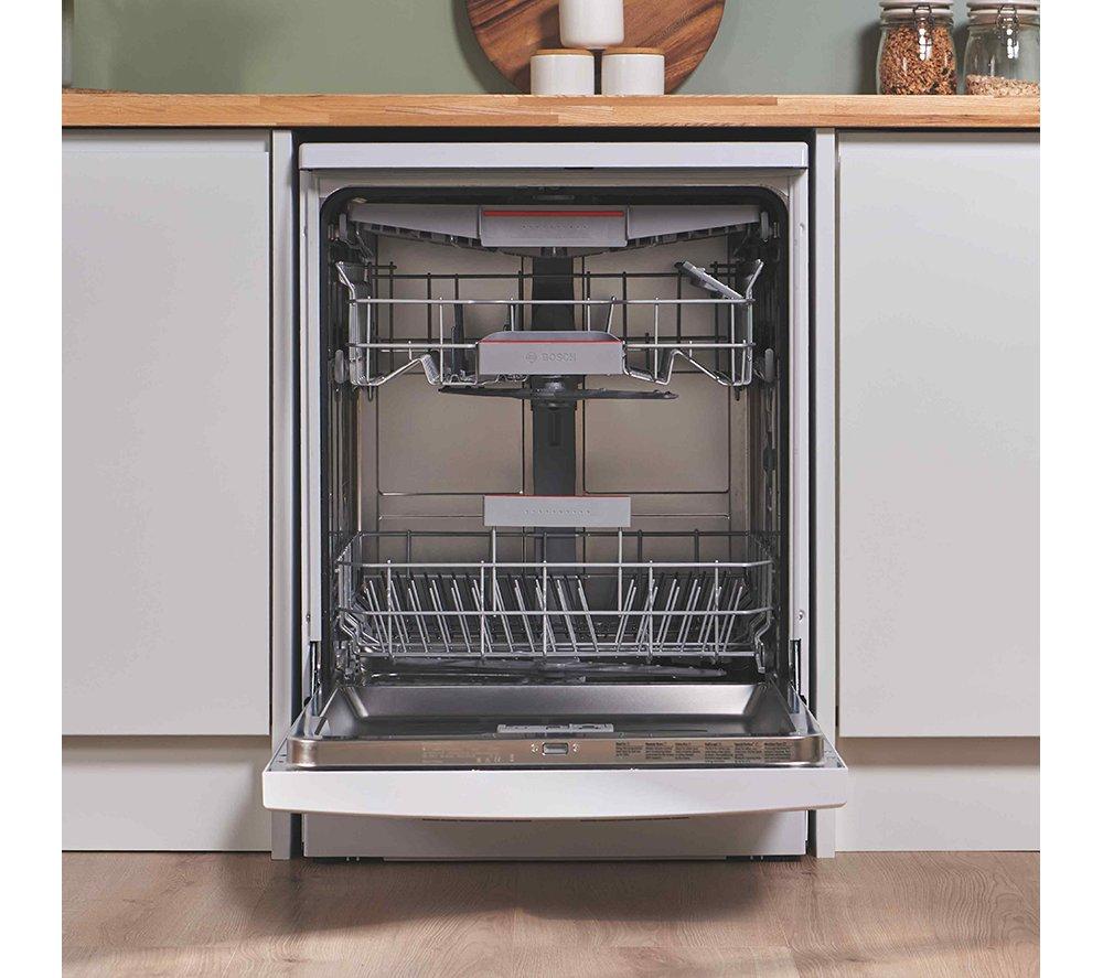 BOSCH Series 6 PerfectDry SMS6ZCW10G Full-size WiFi-enabled Dishwasher - White image number 11 of 21