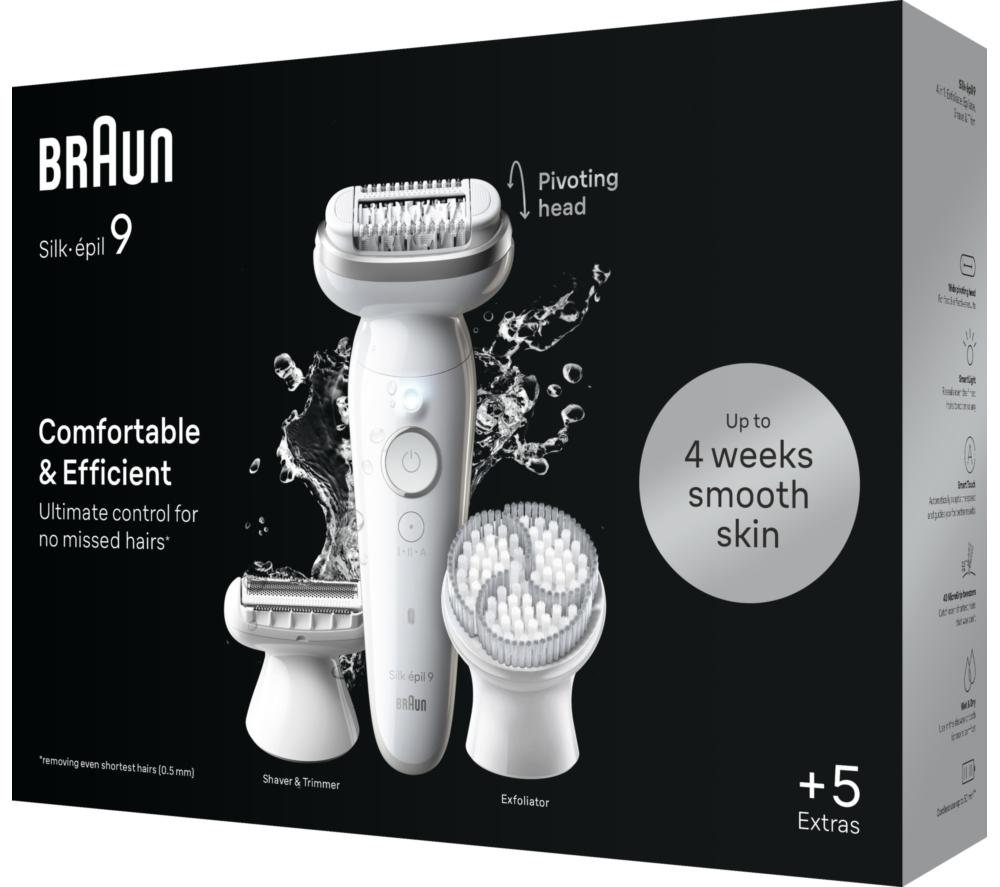 BRAUN Silk-&eacute;pil 9 SE9-061 Wet & Dry Epilator - Silver image number 8 of 8