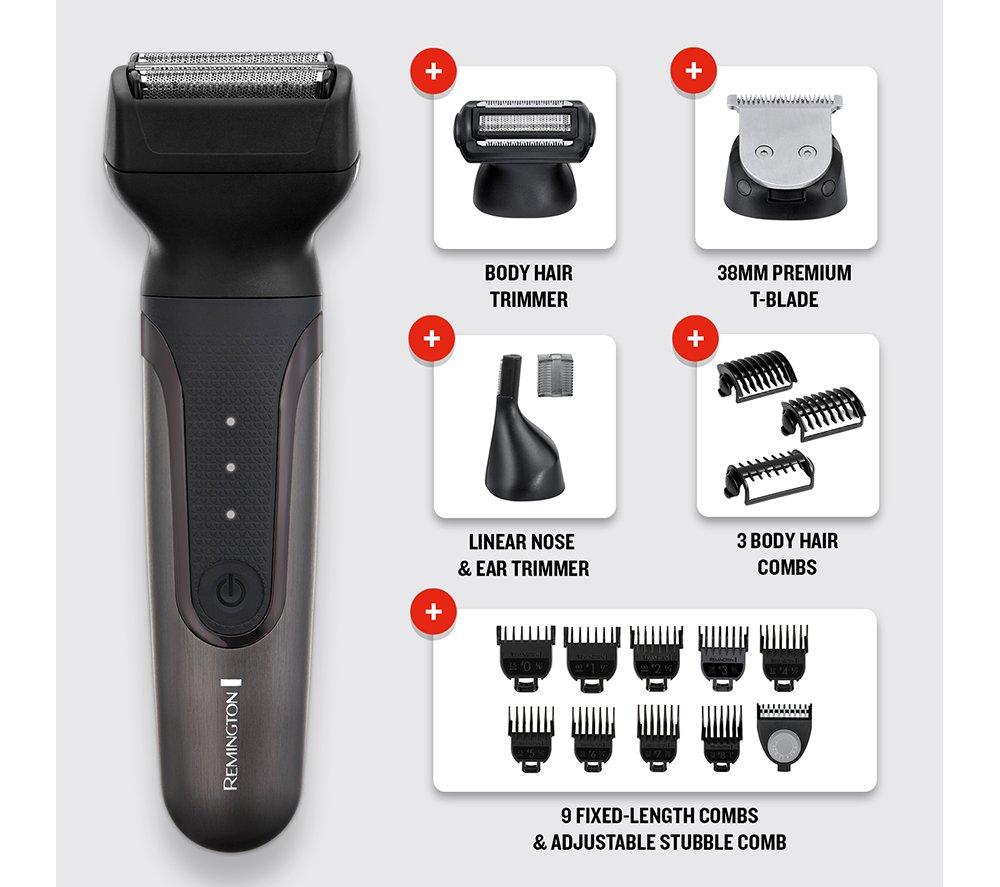 REMINGTON PG780 One Total Body Wet & Dry Multi-Groomer - Black & Dark Grey image number 11 of 12
