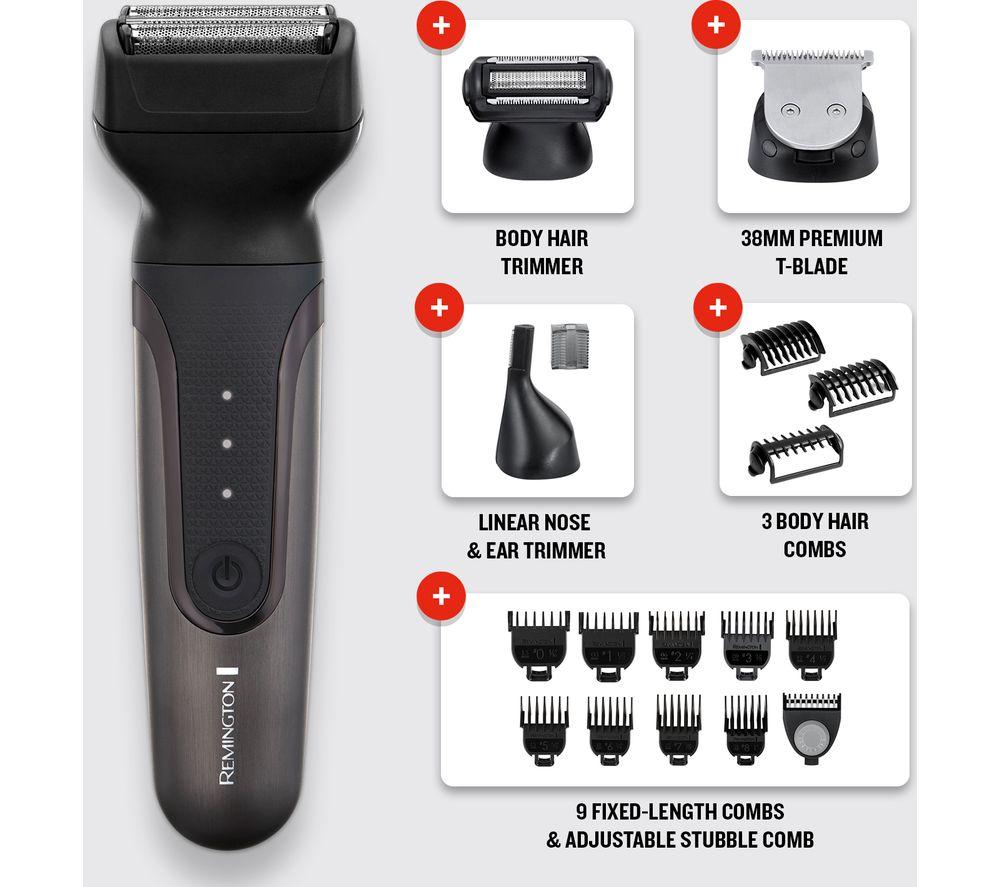 REMINGTON PG780 One Total Body Wet & Dry Multi-Groomer - Black & Dark Grey image number 12 of 12