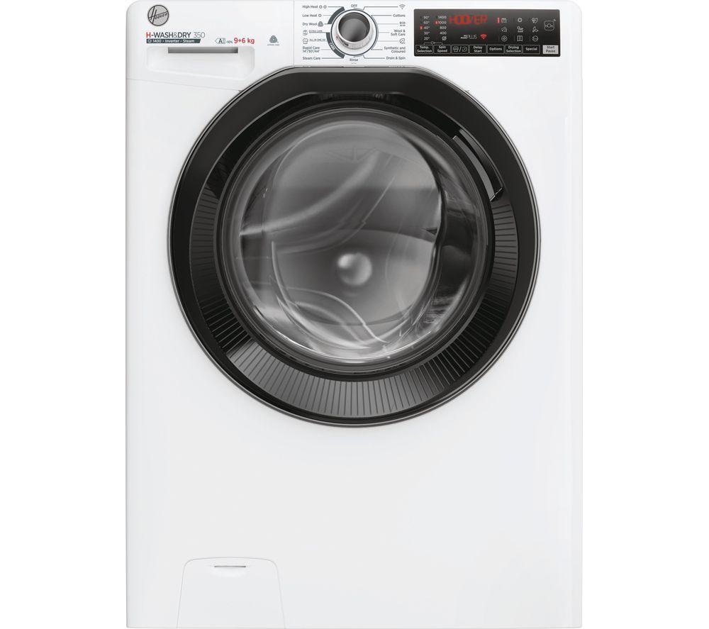 HOOVER H Wash&Dry 350 H3DPS4966TAMB-80 9 kg Washer Dryer - White, White