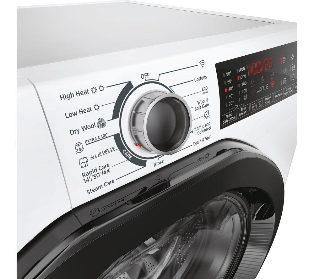HOOVER H Wash&Dry 350 H3DPS4966TAMB-80 9 kg Washer Dryer - White image number 2 of 6