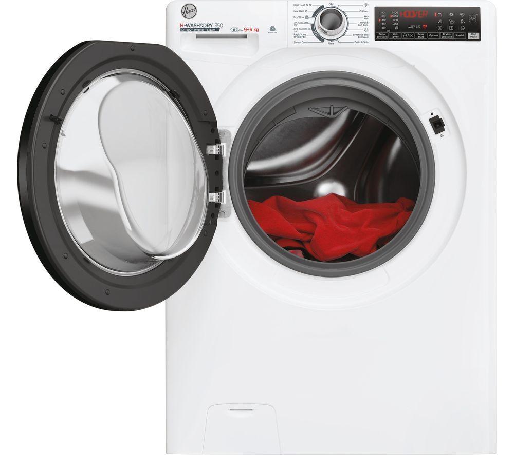 HOOVER H Wash&Dry 350 H3DPS4966TAMB-80 9 kg Washer Dryer - White image number 4 of 6