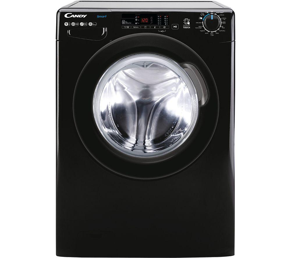 Candy Smart CS 149TWBB4/1-80 NFC 9kg 1400 Spin Washing Machine - Black, Black