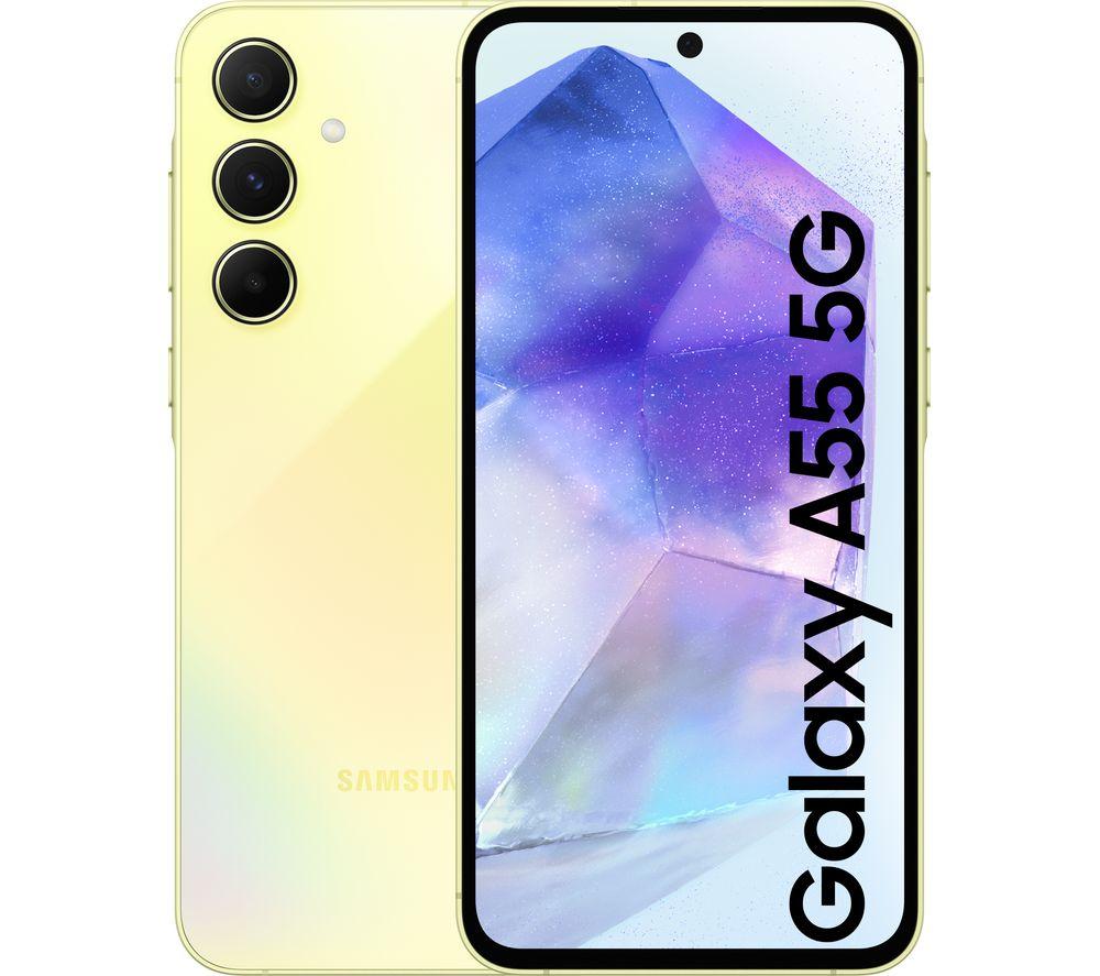 SAMSUNG Galaxy A55 5G - 128 GB, Awesome Lemon, Yellow