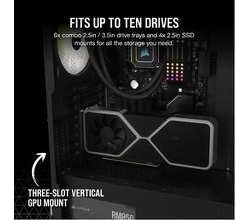 CORSAIR 7000D Airflow CC-9011218-WW ATX Full Tower PC Case - Black image number 2 of 8