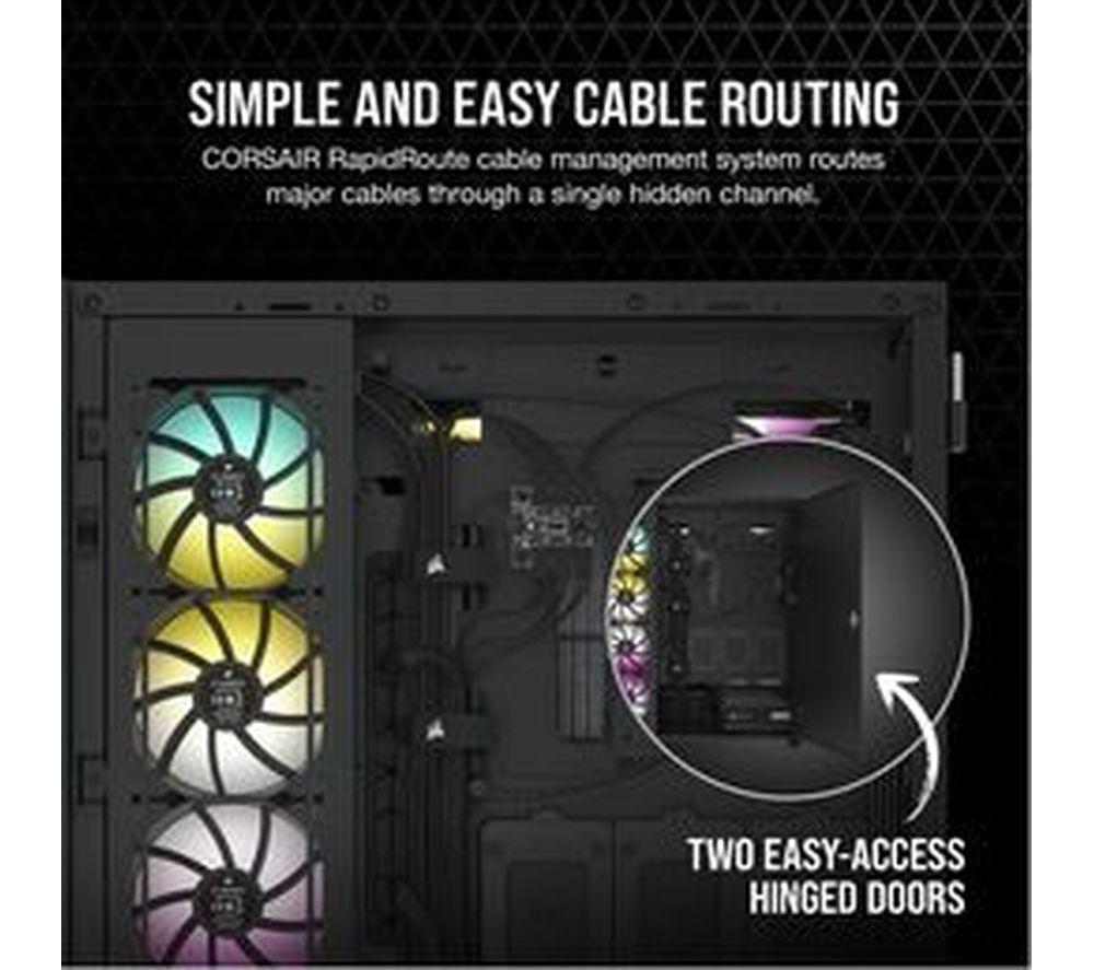 CORSAIR 7000D Airflow CC-9011218-WW ATX Full Tower PC Case - Black image number 3 of 8