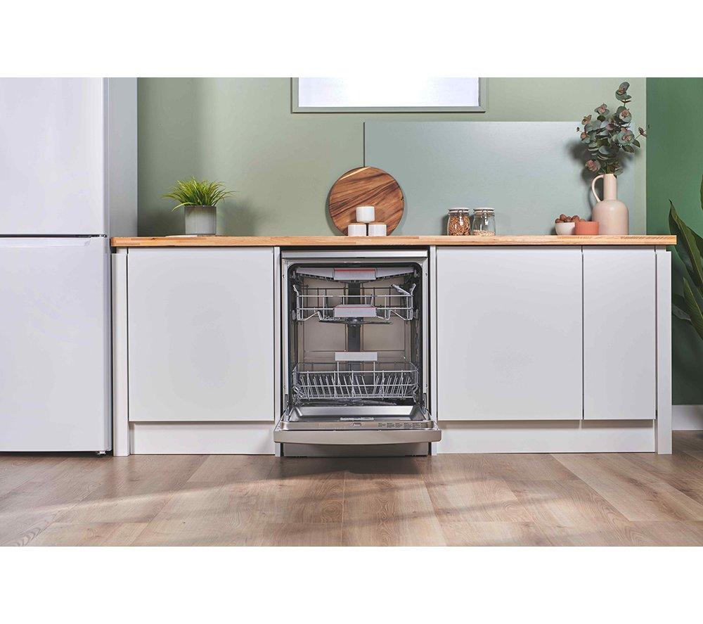 BOSCH Series 6 PerfectDry SMS6ZCI10G Full-size WiFi-enabled Dishwasher - Silver image number 10 of 17
