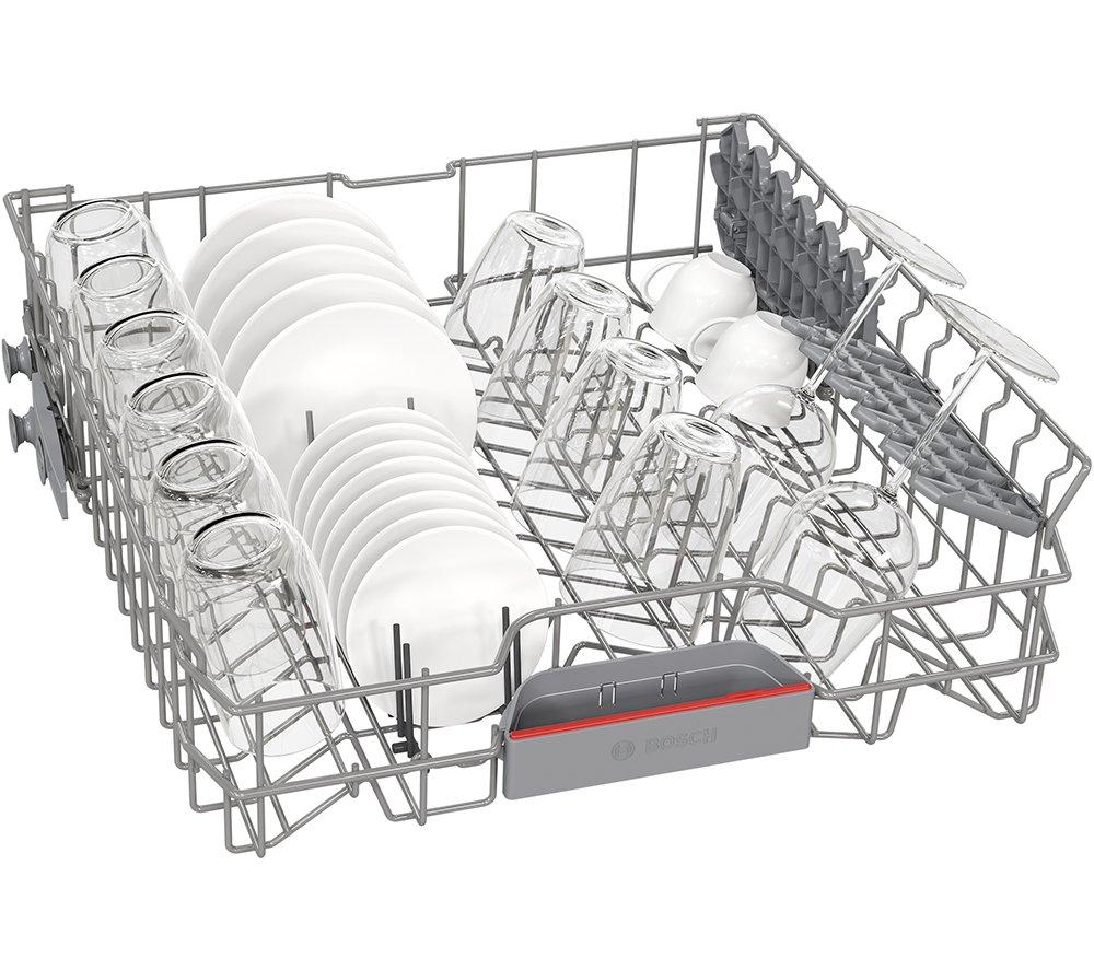 BOSCH Series 6 PerfectDry SMS6ZCI10G Full-size WiFi-enabled Dishwasher - Silver image number 13 of 17