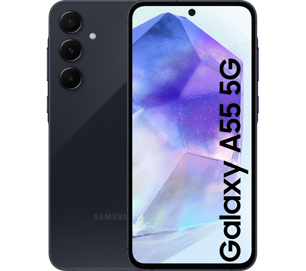 SAMSUNG Galaxy A55 5G - 256 GB, Awesome Navy, Black
