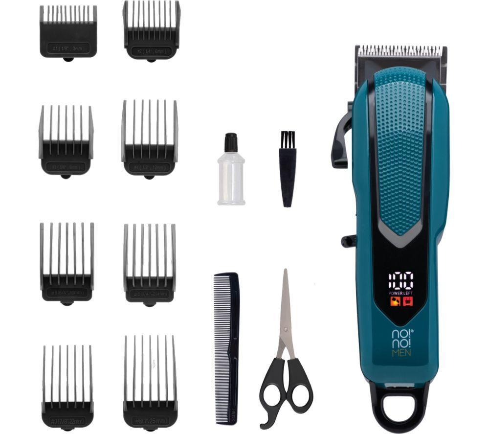 NO!NO! Raven Power RCP01 Beard & Hair Clipper Kit - Teal Blue & Black, Blue,Black