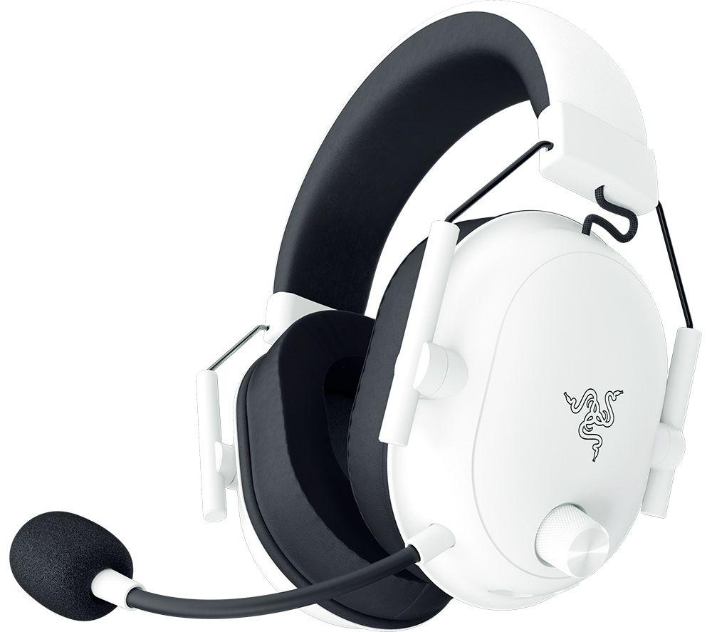 Razer Blackshark V2 Hyperspeed - Wireless E-Sports Gaming-Headset Ultra Lightweight with 280g (Super Wideband Microphone, TriForce Titanium 50mm Driver, Sound Isolating foam, 70 hours) White