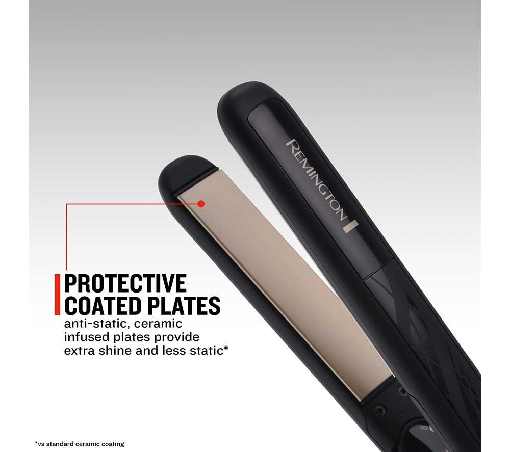 REMINGTON S3500 Ceramic Straight Slim 230 Hair Straightener - Black image number 4 of 10