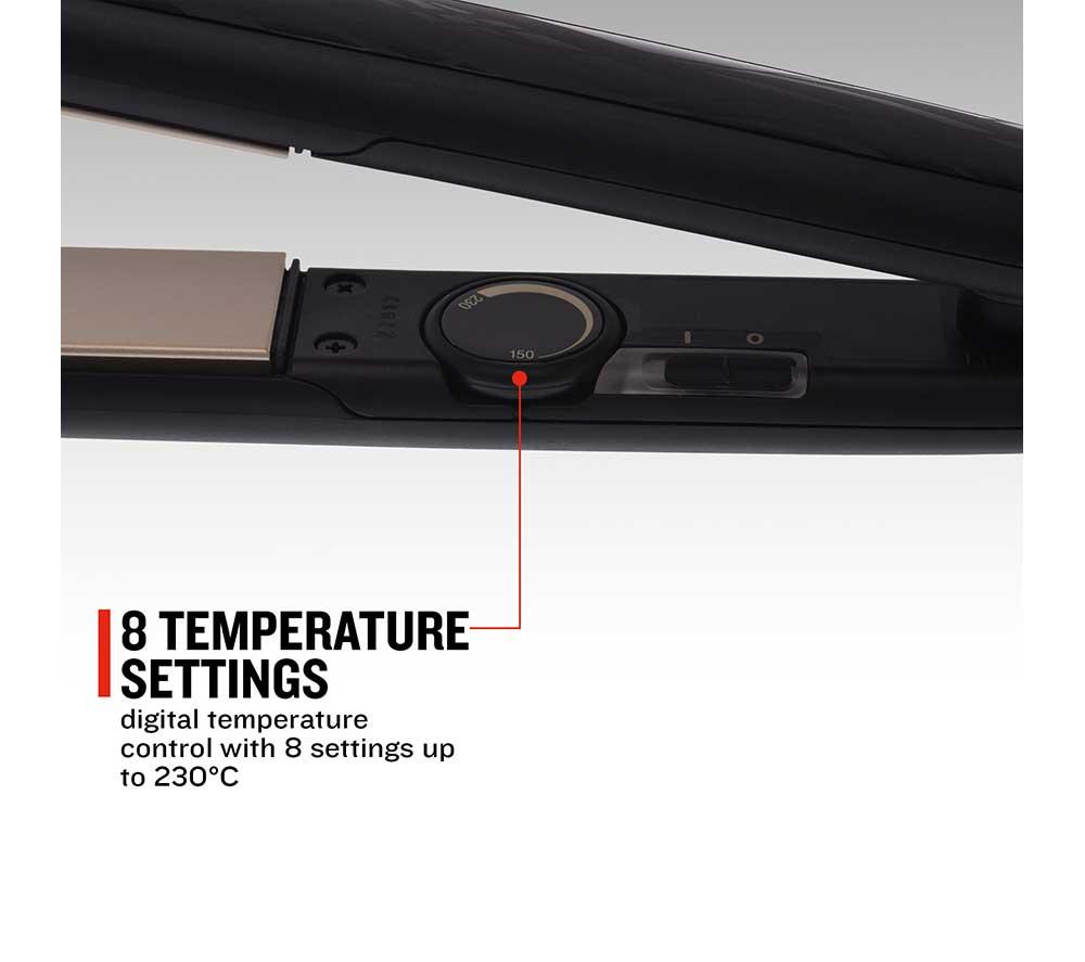 REMINGTON S3500 Ceramic Straight Slim 230 Hair Straightener - Black image number 5 of 10