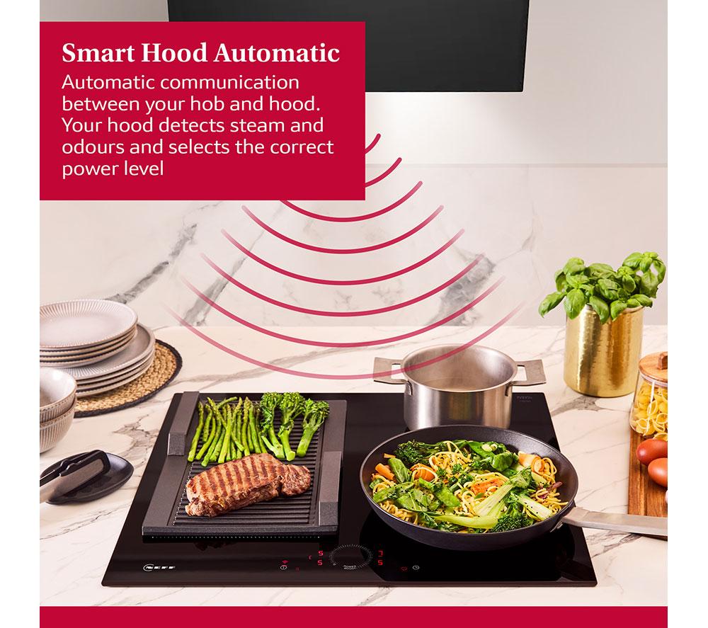 NEFF N70 T56FHS1L0 60 cm Electric Induction Smart Hob - Black image number 2 of 12