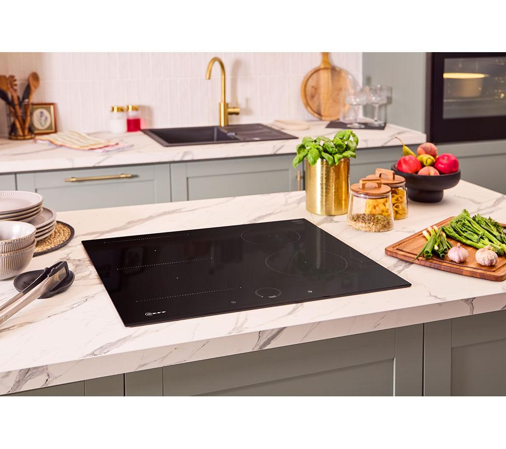 NEFF N70 T56FHS1L0 60 cm Electric Induction Smart Hob - Black image number 6 of 12