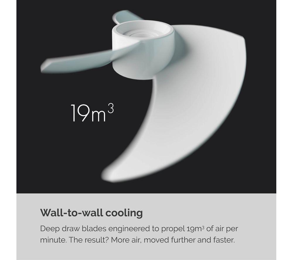 MEACO Sefte 10&rdquo; Table Air Circulator Fan - White image number 15 of 17