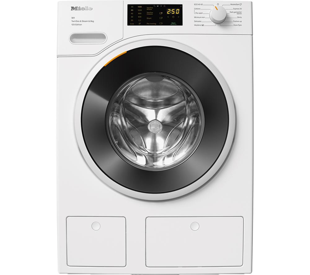 Miele TwinDos WWB680 WiFi-enabled 8 kg 1400 Spin Washing Machine - White, White