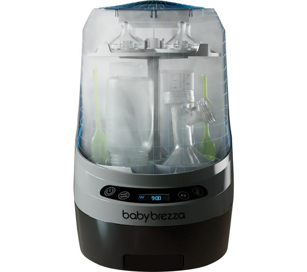 BABY BREZZA Pro Baby Bottle Washer, Steriliser & Dryer - Black & White