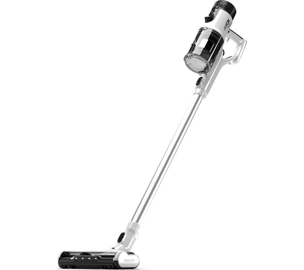 Gtech AirFOX Platinum AF01 Cordless Bagless Vacuum Cleaner - Silver & White, Silver/Grey,White