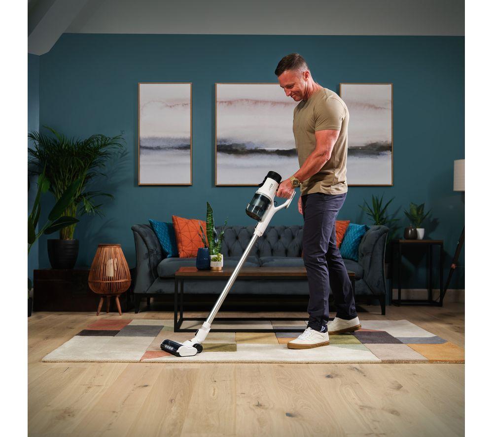 GTECH AirFOX Platinum Cordless Bagless Vacuum Cleaner - Silver & White image number 2 of 10