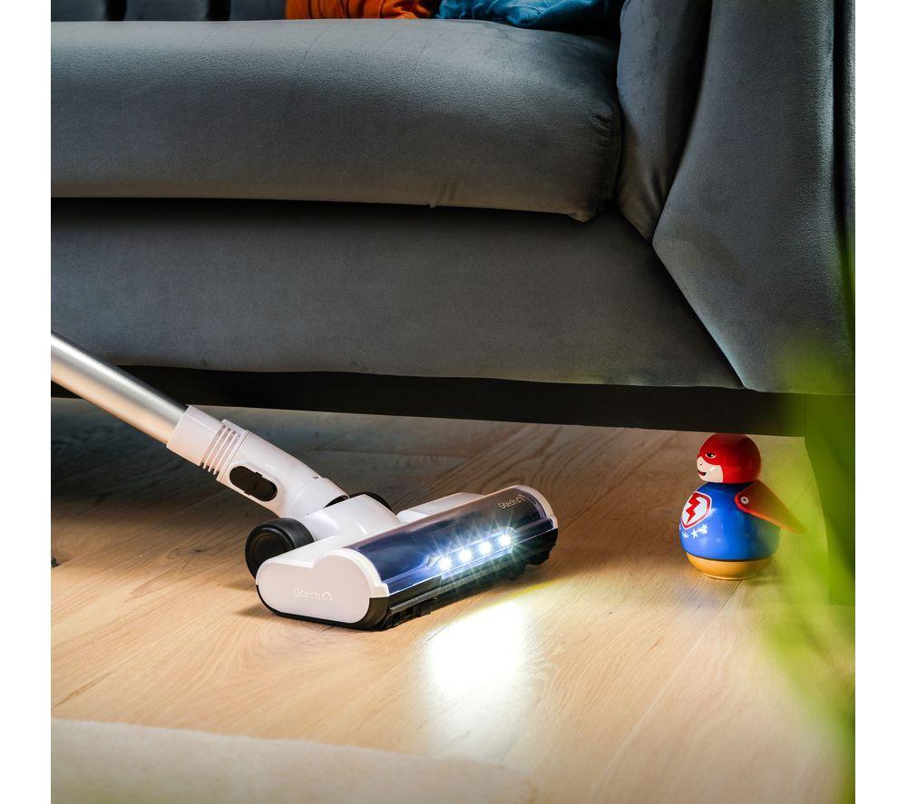 GTECH AirFOX Platinum Cordless Bagless Vacuum Cleaner - Silver & White image number 7 of 10