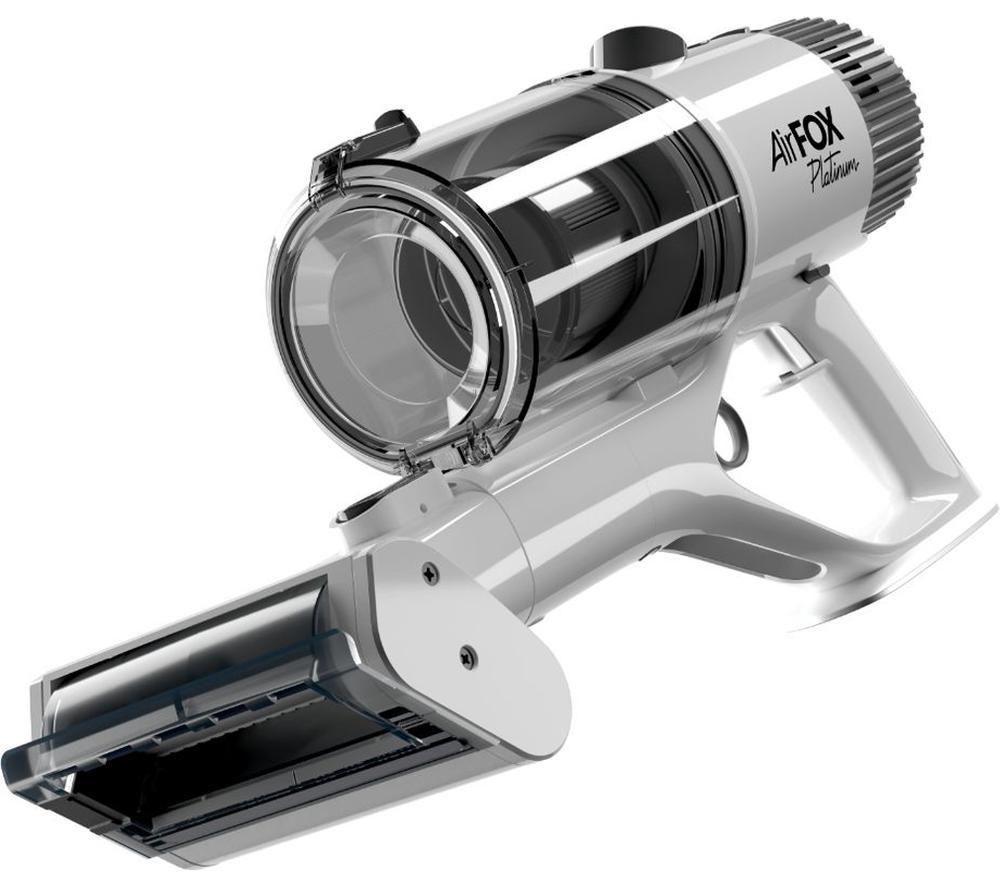 GTECH AirFOX Platinum Cordless Bagless Vacuum Cleaner - Silver & White image number 8 of 10