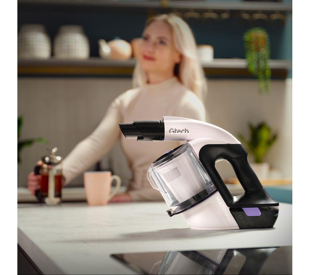 GTECH Multi Platinum Handheld Vacuum Cleaner - Black & White image number 2 of 9