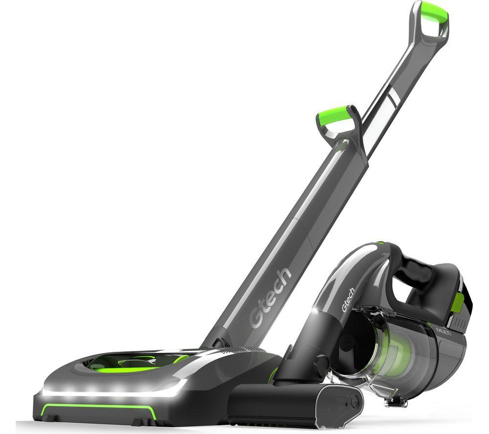 Gtech AirRAM MK2 A29 Cordless Vacuum Cleaner & Multi MK2 ATF036 Handheld Vacuum Cleaner Bundle - Gre