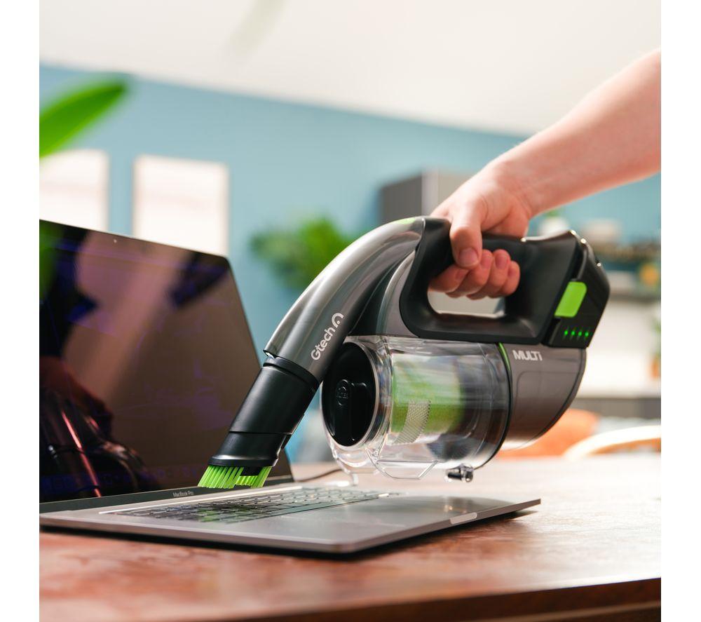 GTECH AirRAM 2 Cordless Vacuum Cleaner & Multi Handheld Vacuum Cleaner Bundle - Grey & Green image number 4 of 11