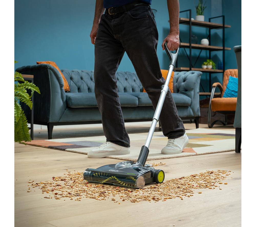 GTECH SW22 Upright Carpet & Hard Floor Sweeper - Silver & Grey image number 3 of 10