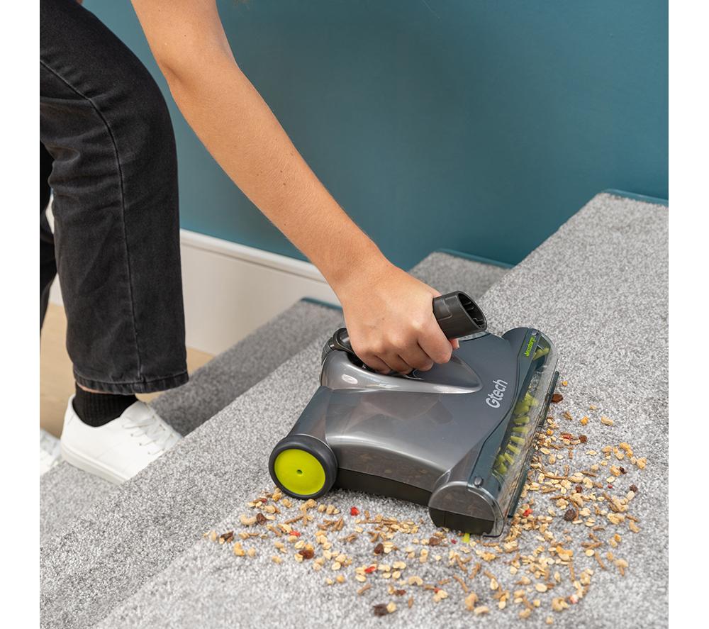 GTECH SW22 Upright Carpet & Hard Floor Sweeper - Silver & Grey image number 7 of 10