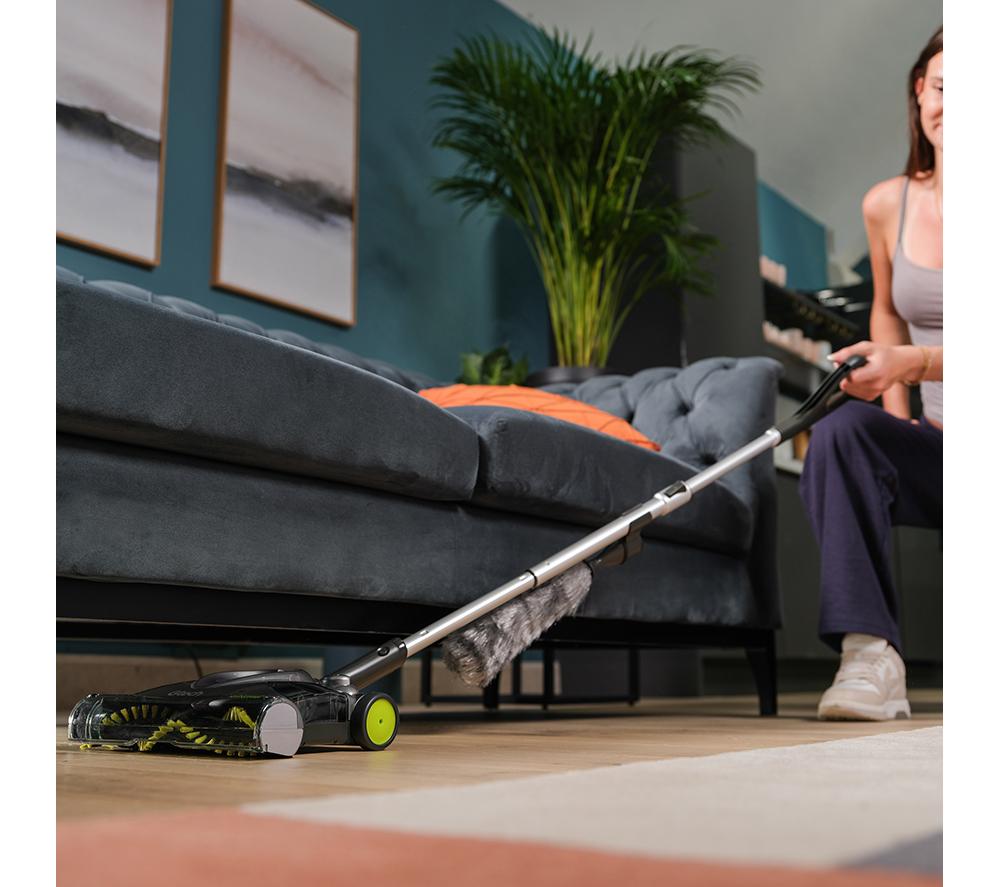 GTECH SW22 Upright Carpet & Hard Floor Sweeper - Silver & Grey image number 8 of 10