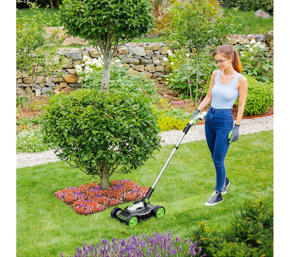 GTECH Small SLM50 Cordless Lawn Mower - Black & Green image number 9 of 10