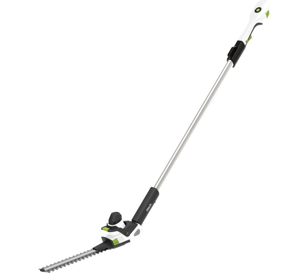 Gtech Long Reach HT50 Cordless Hedge Trimmer - White